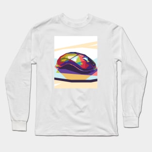 Mouse Colorful with Background Long Sleeve T-Shirt